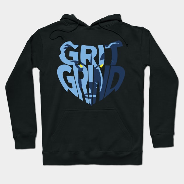 Grizzlie Grit Grind Logo Hoodie by AR100AR